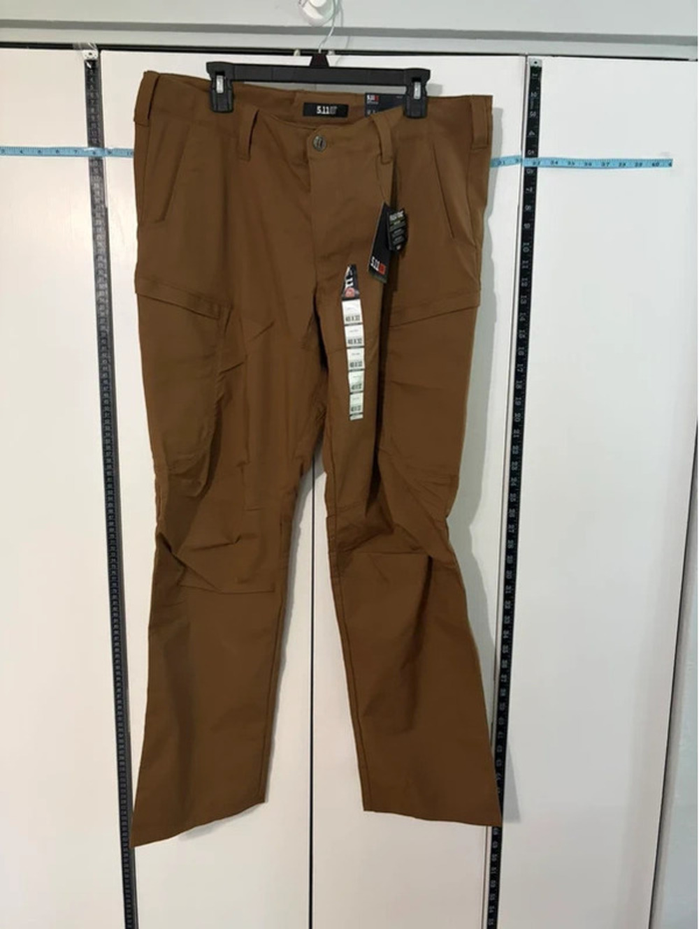 5.11 Tactical Apex Pants Men 40x32 Battle Brown Flex-Tac Cargo NWT